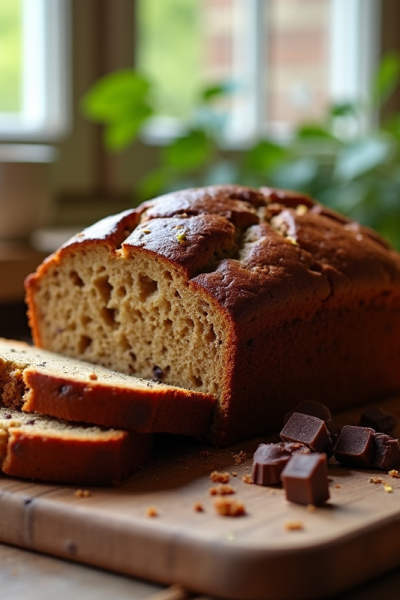 Pain à la banane et chocolat : alliance idéale des saveurs