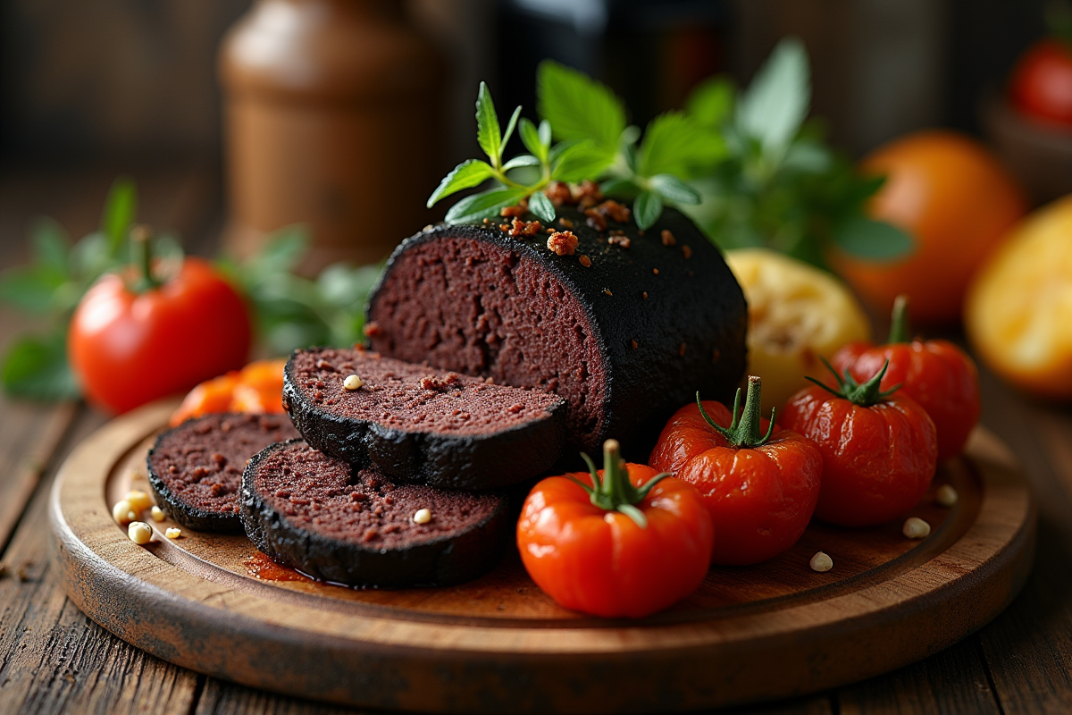 Boudin noir au four : l’alliance parfaite des saveurs et de la tradition