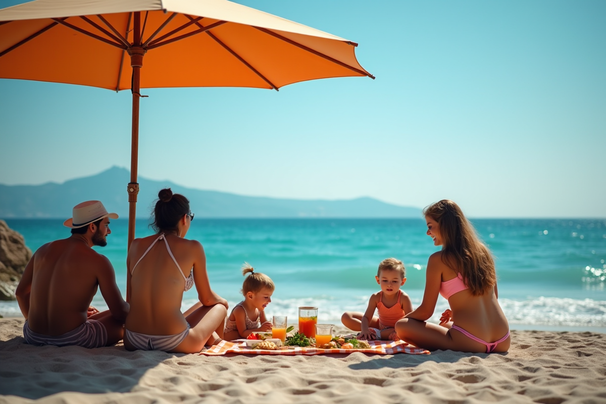 Plages et campings VACAF en Méditerranée : une évasion inoubliable