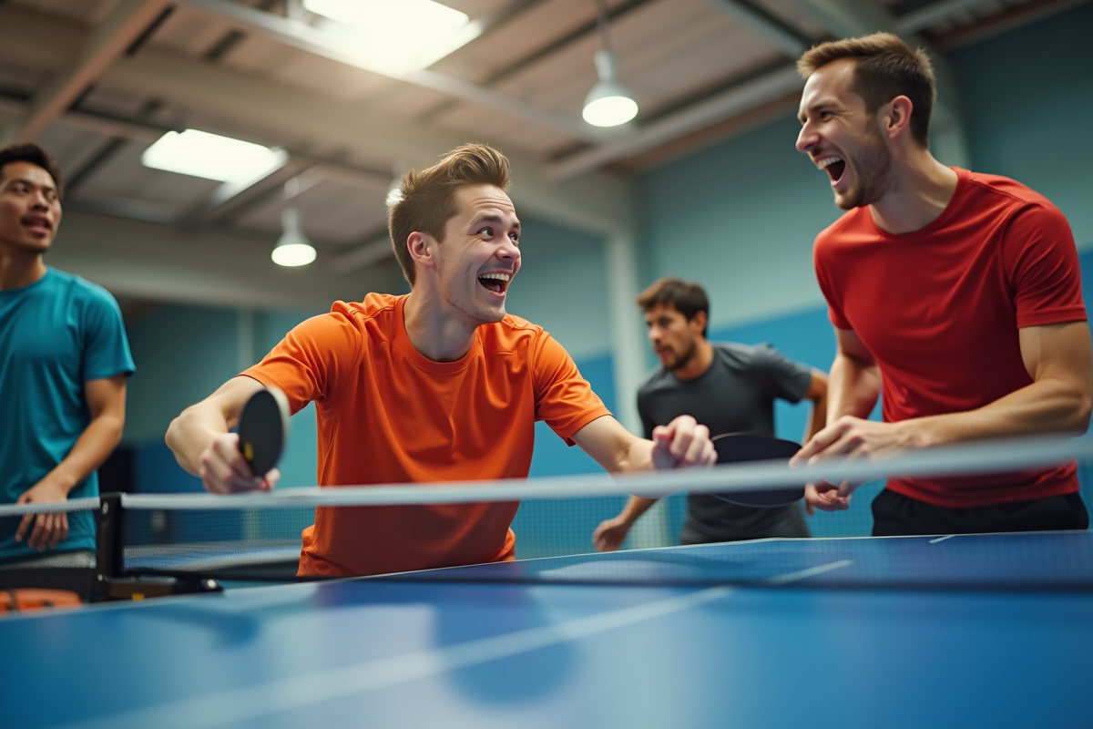 ping-pong joueurs