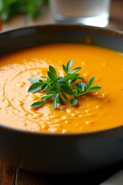 Recette facile soupe Moulinex : soupe de potimarron réconfortante à souhait