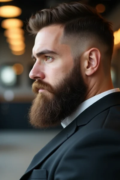 Dégradé de barbe : tendances actuelles et inspirations