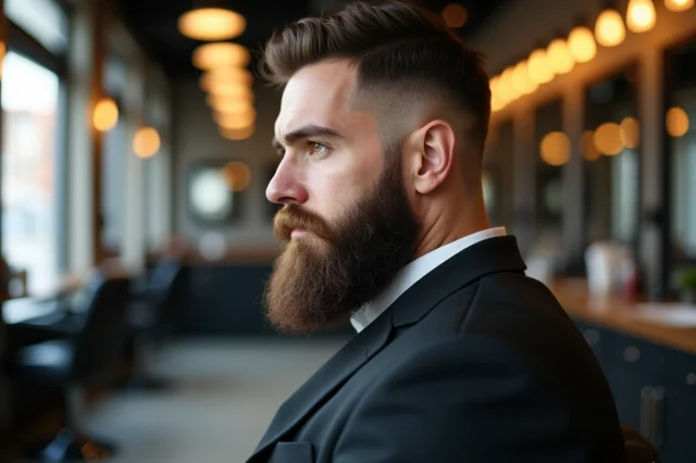 Dégradé de barbe : tendances actuelles et inspirations