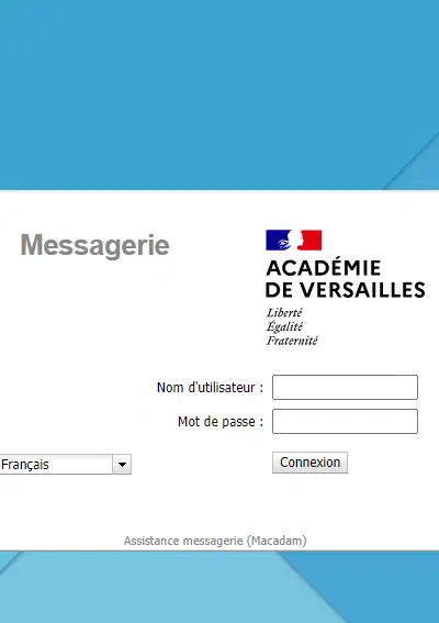 Messagerie Versailles : se connecter à la messagerie